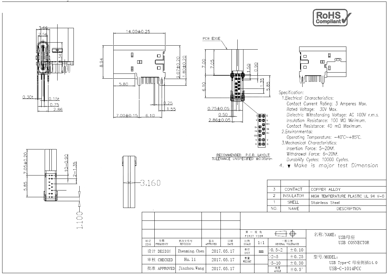 USB-C-1014PCC